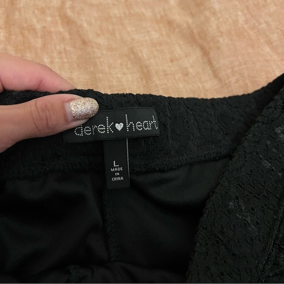 Black Lace Shorts - Picture 2 of 4